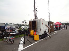 Modtech Corp support truck at communications vehicle ralley